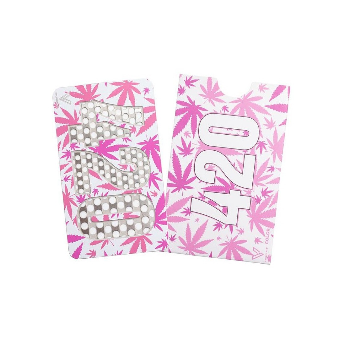 V-Syndicate - 420 Pink - Grinder Card