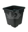 Pasquini & Bini - Vega 11 - Vaso quadrato in plastica nero
