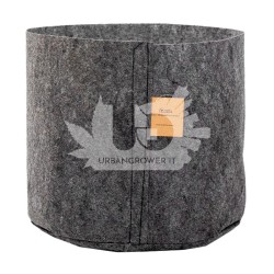 Root Pouch - Thin Fabric 12 charcoal - Vaso contenitore in tessuto