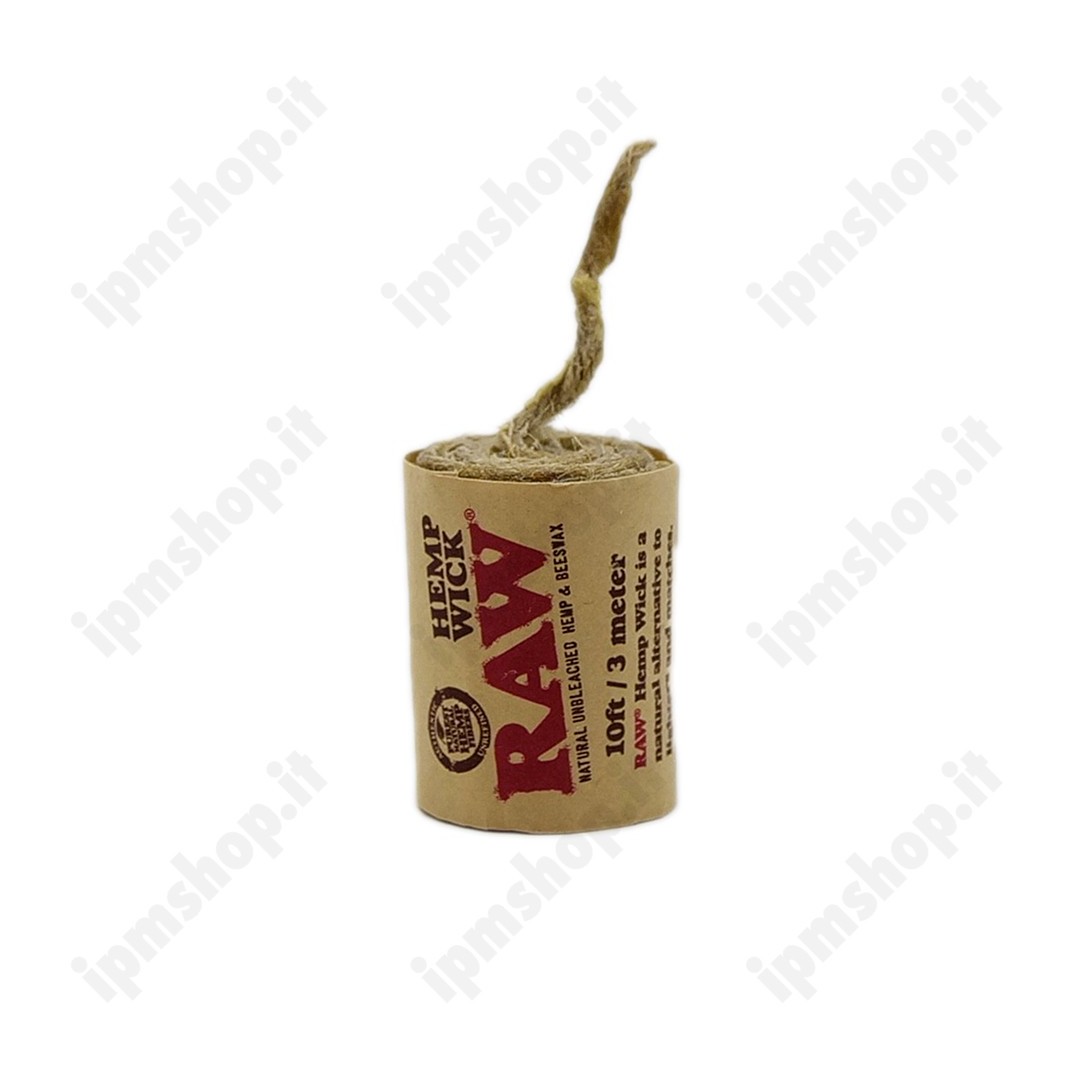 Raw - Hemp Wick - Stoppino incanapa