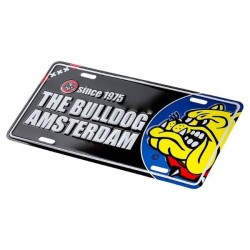 The Bulldog - Licence Plate - Targa in alluminio